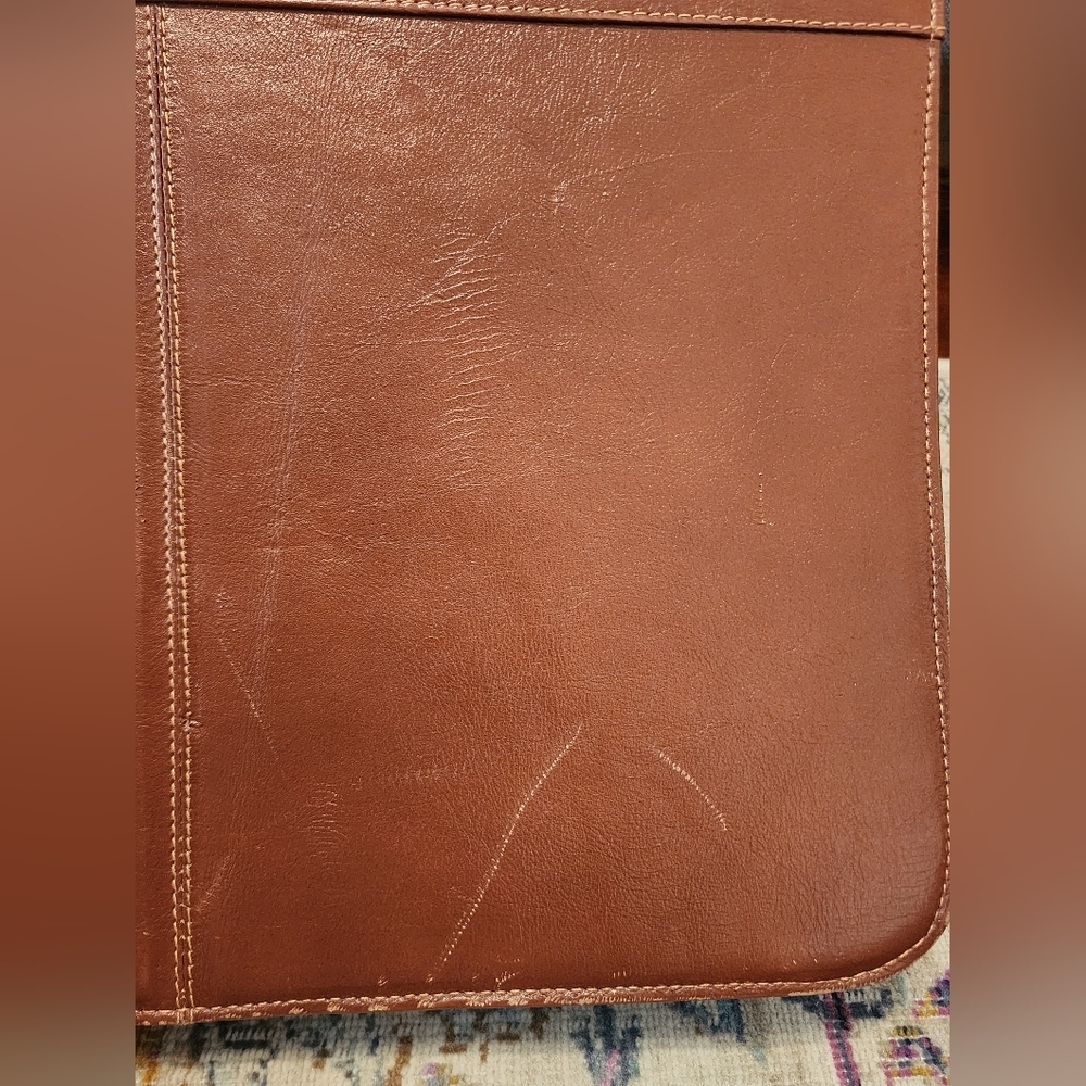 Vintage 1907 Brown 100% Leather Briefcase - Picture 11 of 15